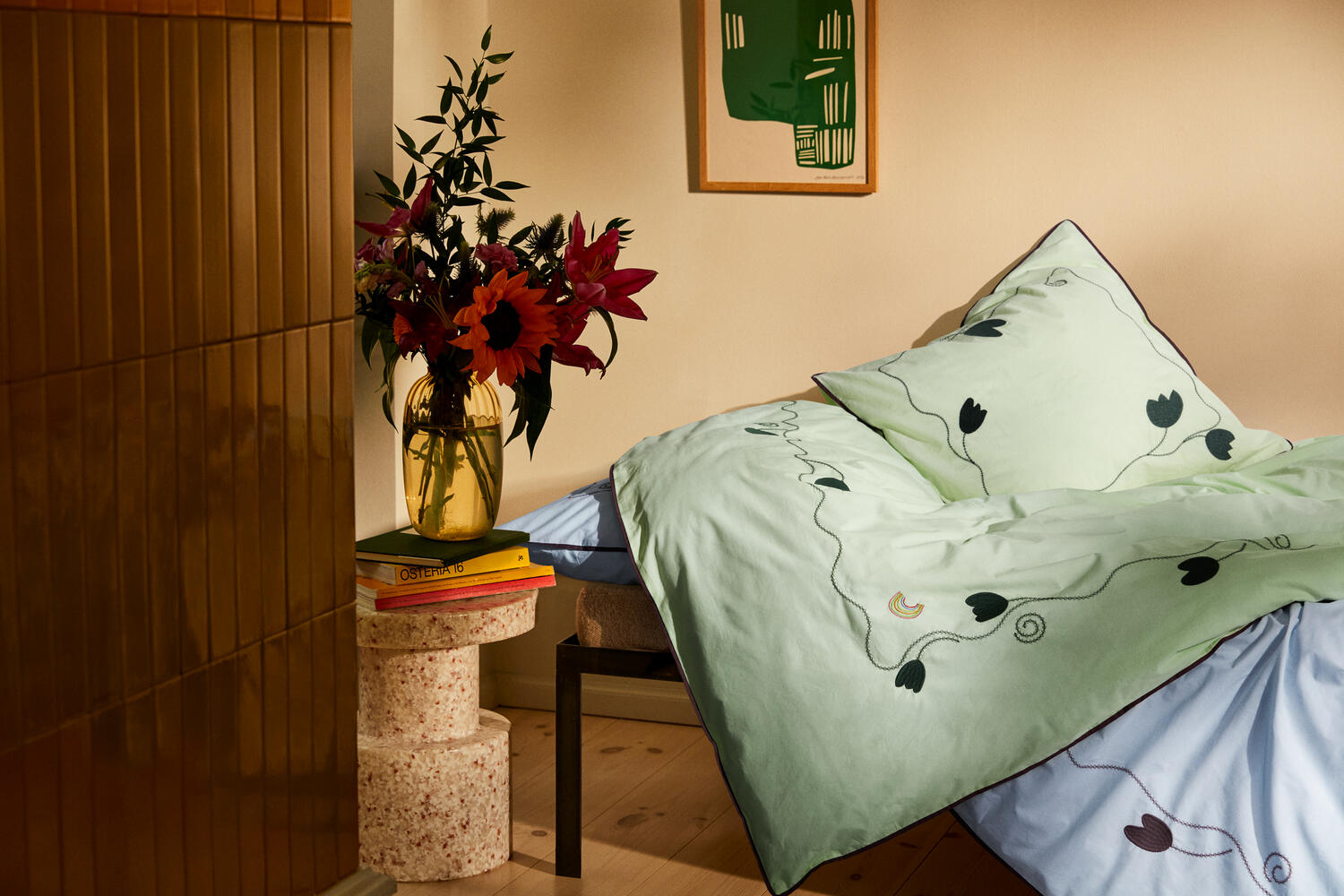 x KIMPOP Lollipop sengesæt - lysegrøn